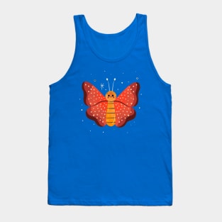 Butterfly Painting Hand Drawn Tank Top